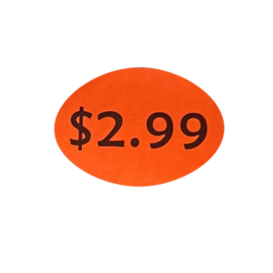 Price Stickers $2.99 x 1000