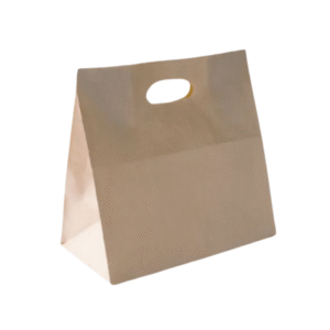 Paper Carry Bag Brown Die Cut Handle x 500