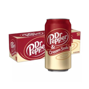 Dr Pepper Cream Soda 355ml x 12