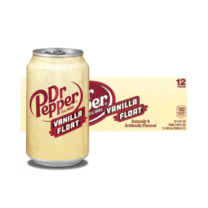 Dr Pepper Vanilla Float 355ml x 12