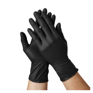 Nitrile Gloves Black Powder Free x 100