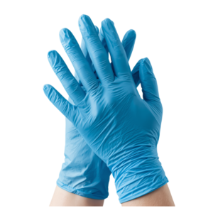 Nitrile Gloves Blue Powder Free x 100