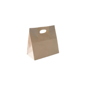 Paper Carry Bag Brown Die Cut Handle x 500
