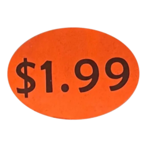 Price Stickers $1.99 x 1000