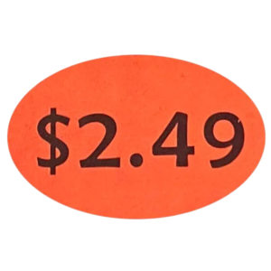 Price Stickers $2.49 x 1000
