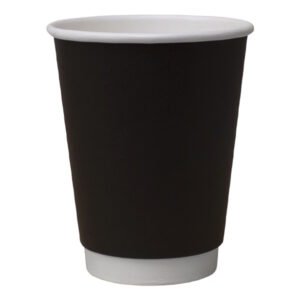 Coffee Cup Black Double Wall Squat 12oz x 500