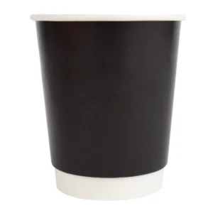 Coffee Cup Black Double Wall Squat 8oz x 500