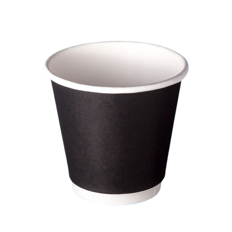 Coffee Cup Black Double Wall Squat 16oz x 500