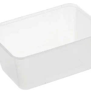 Genfac 1000ml Rectangular Container Clear x 500