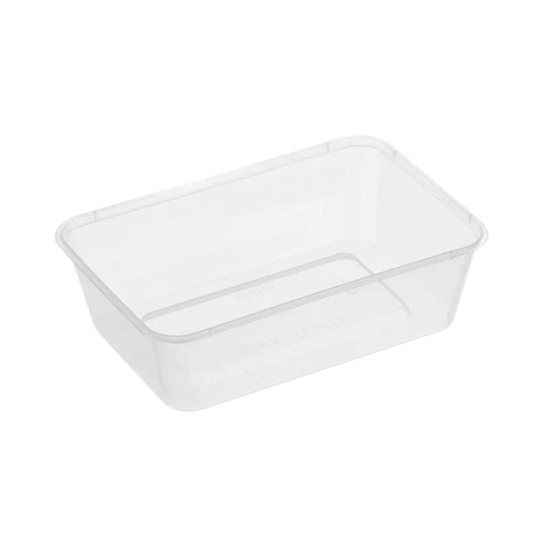 Genfac Rectangular Container Clear 650ml x 500