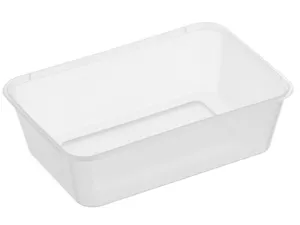 Genfac 650ml Rectangular Container Clear x 500