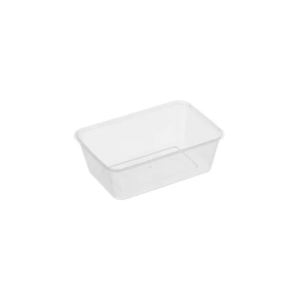 Genfac 900ml Rectangular Container Clear x 500