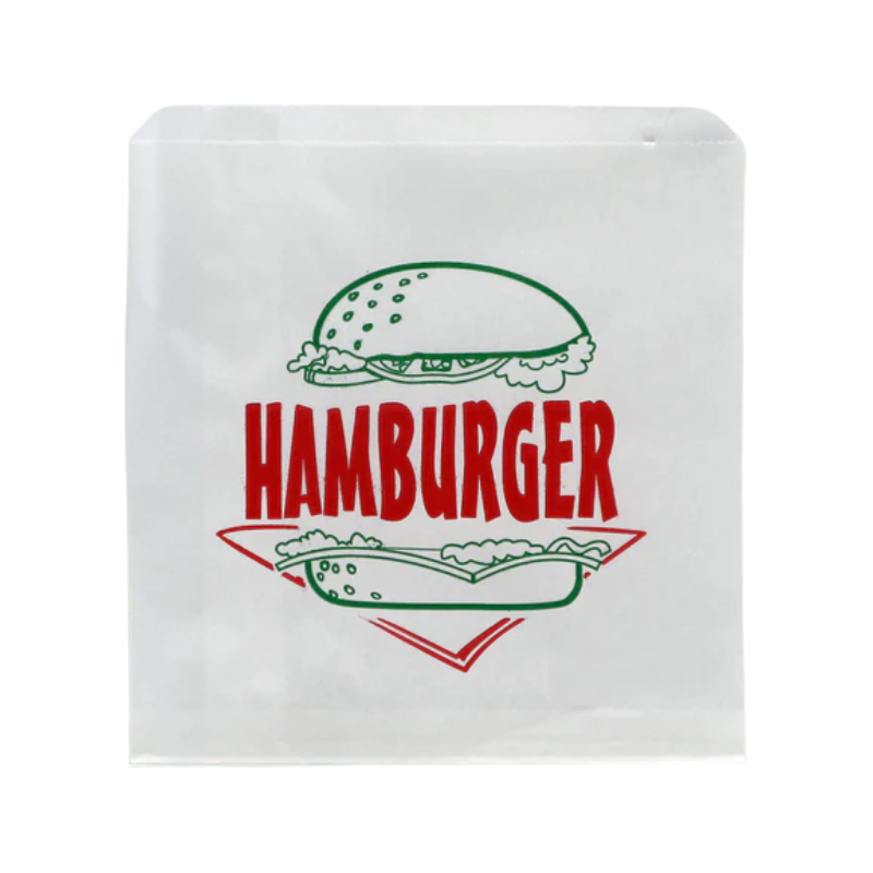 Hamburger Printed Paper Bags x 1000