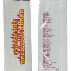 Printed Foil Kebab Bag x 500
