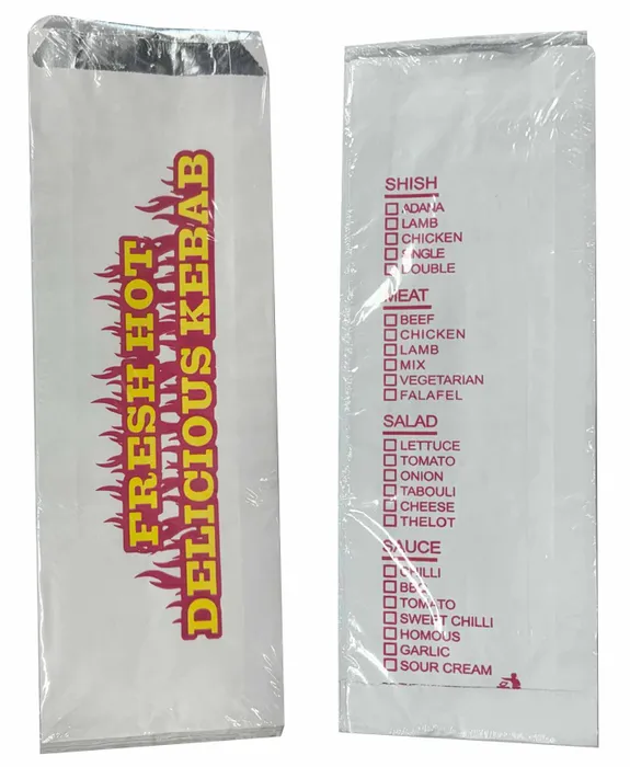 Printed Foil Kebab Bag x 500