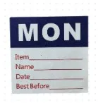 Marking Label Monday x 500/R