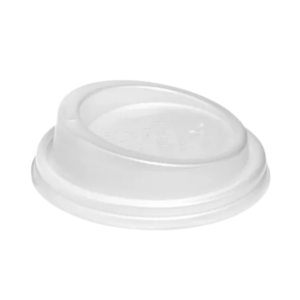 Coffee Cup White Small PLA coffee Lids (80mm/D) x 1000