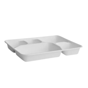 Sugarcane 5 Compartment Tray x 200