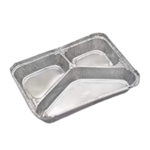 Velta Foil Container 3-Compartment 7420/600ml x 500