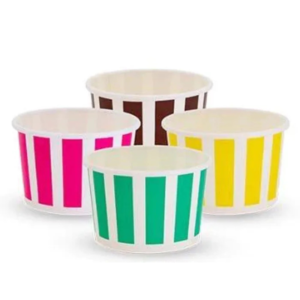 Ice Cream Cup Stripes 3oz x 1000