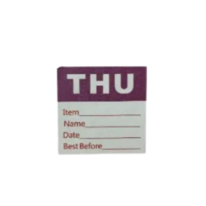 Day Labels Thursday x 500