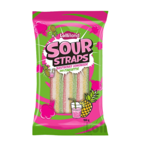 Sour Straps Raspberry Lemonade & Pineapple 160g